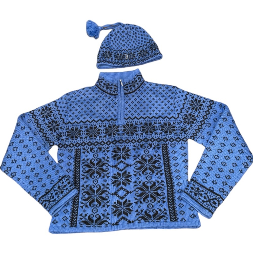 OBERMEYER SWEATER & HAT SET